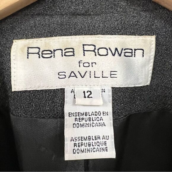 - Vintage Rena Rowen grey double breasted jacket. 12 - Picture 6 of 7